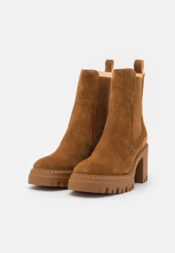 Pier One Leather - Enkellaarsjes Met Hoge Hak - Cognac -Pier One Winkel 2be65df1ec21468c939e38989695e7b8 scaled