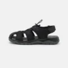 Pier One Leather - Outdoorsandalen - Black